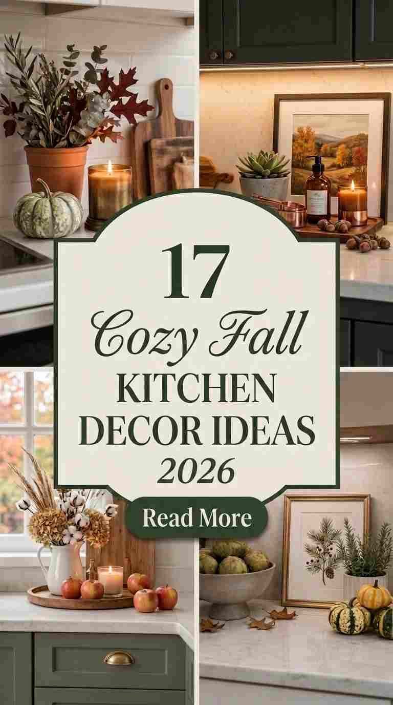 17 Cozy Fall Kitchen Decor Ideas 2026 for a Warm Home