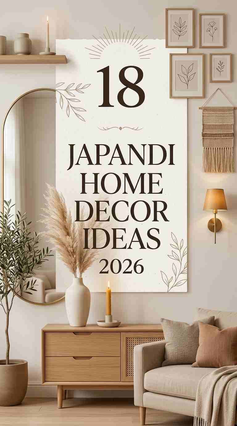 18 Japandi Home Decor Ideas 2026 That Blend Minimalism And Warmth