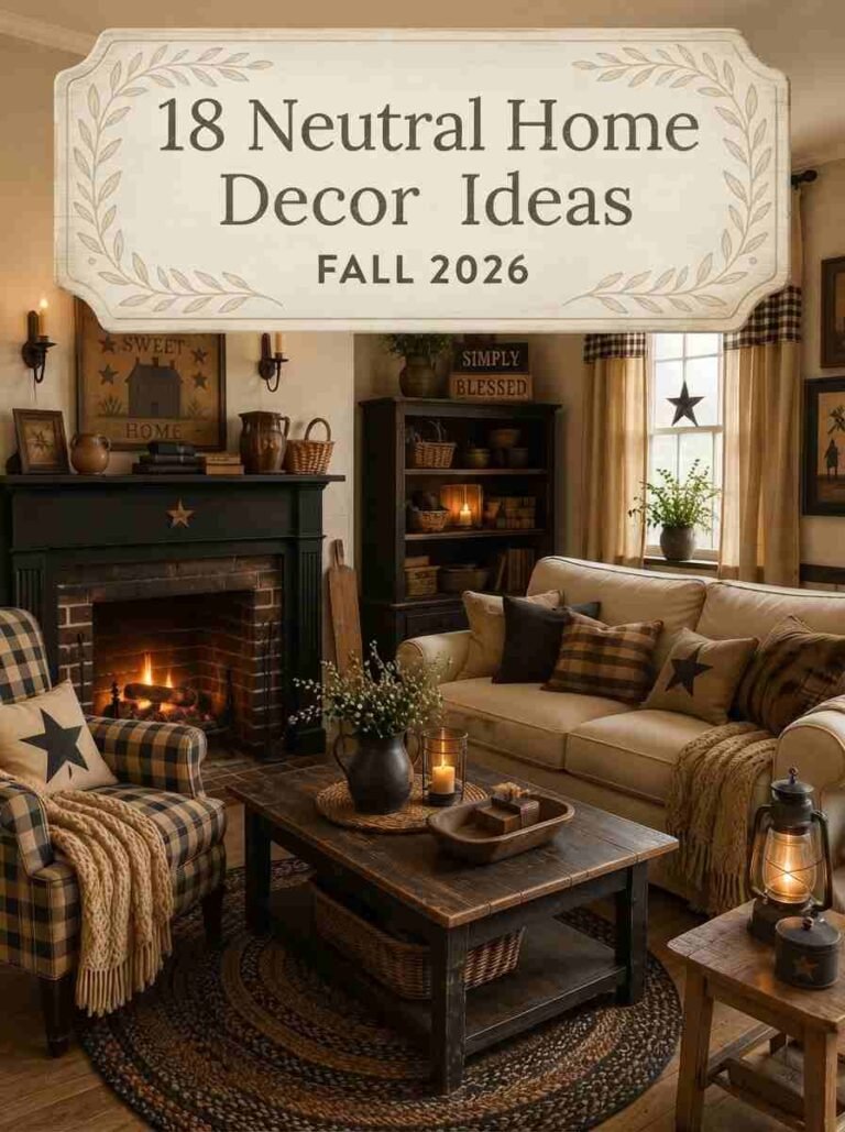 18 Neutral Home Decor Ideas 2026 That Never Go Out Of Style