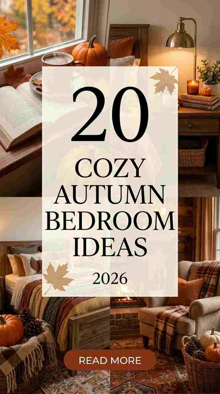 20 Cozy Autumn Bedroom Ideas 2026 to Transform Your Space