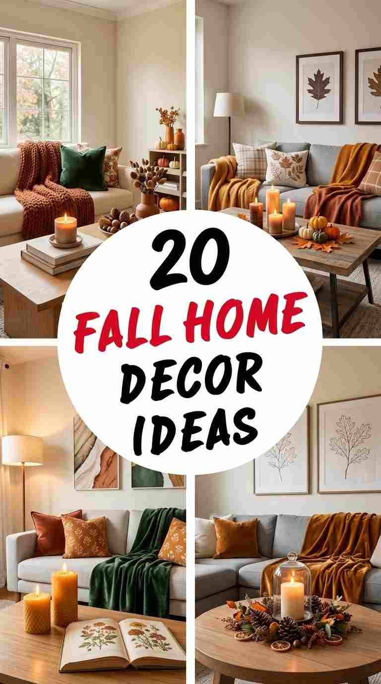 20 Fall Home Decor Ideas 2026 That Make Your Home Feel Cozy