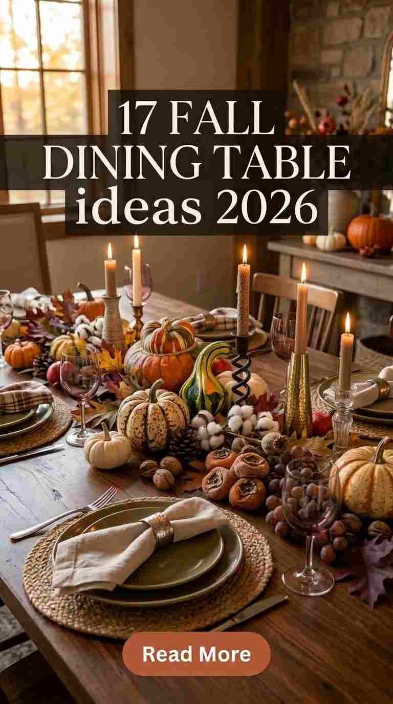 17 Fall Dining Table Centerpieces That Look Stunning 2026