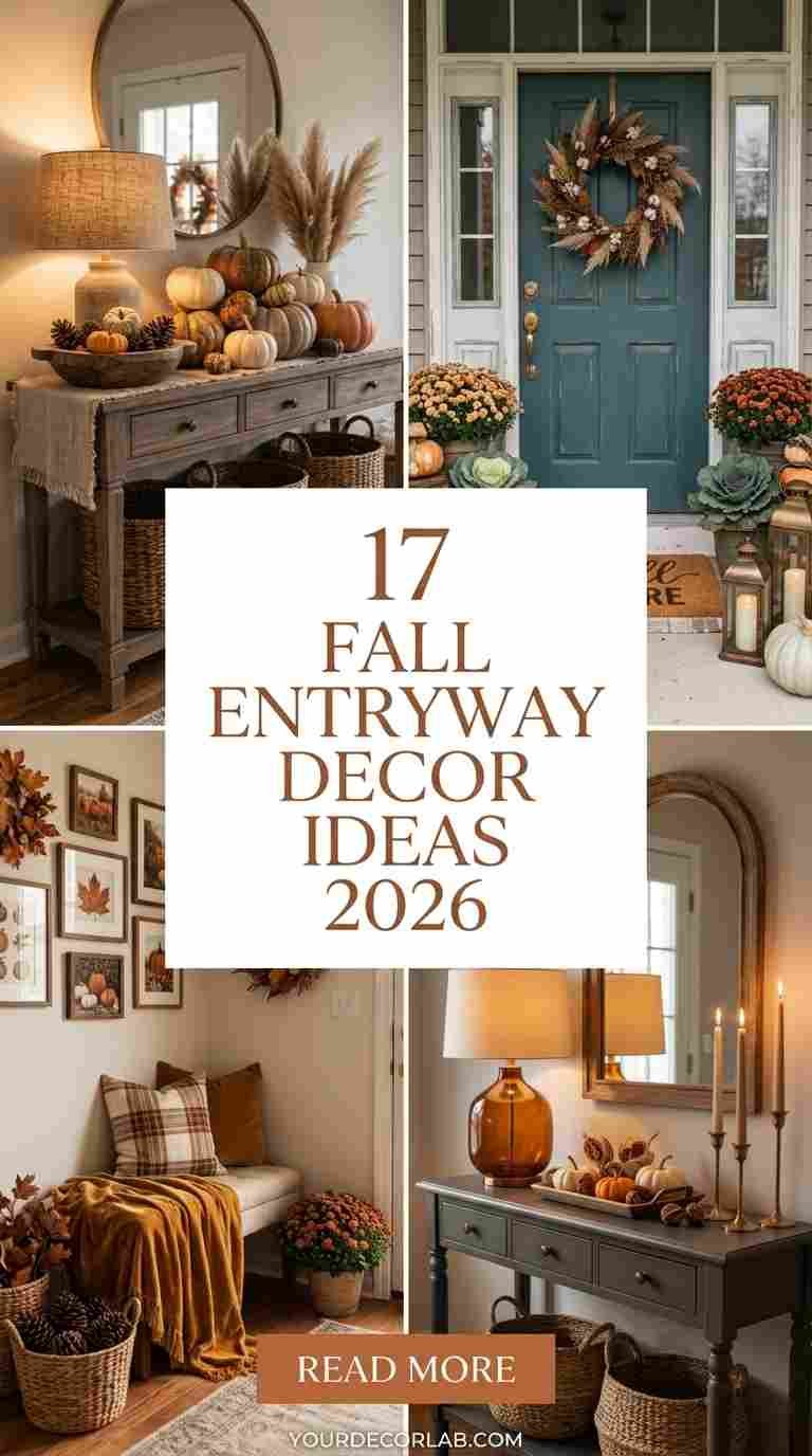 17 Fall Entryway Decor Ideas 2026 to Welcome the Season in Style