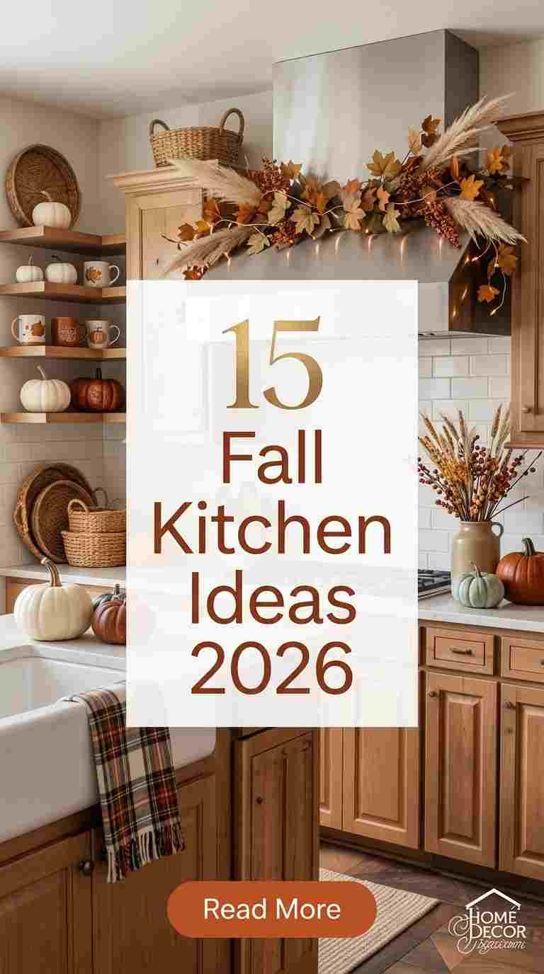 15 Fall Kitchen Ideas 2026 to Create the Coziest Autumn Home