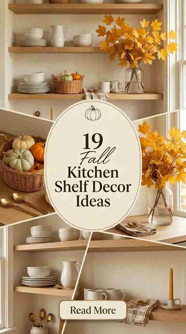 19 Fall Kitchen Shelf Decor Ideas 2026 to Try This Autumn