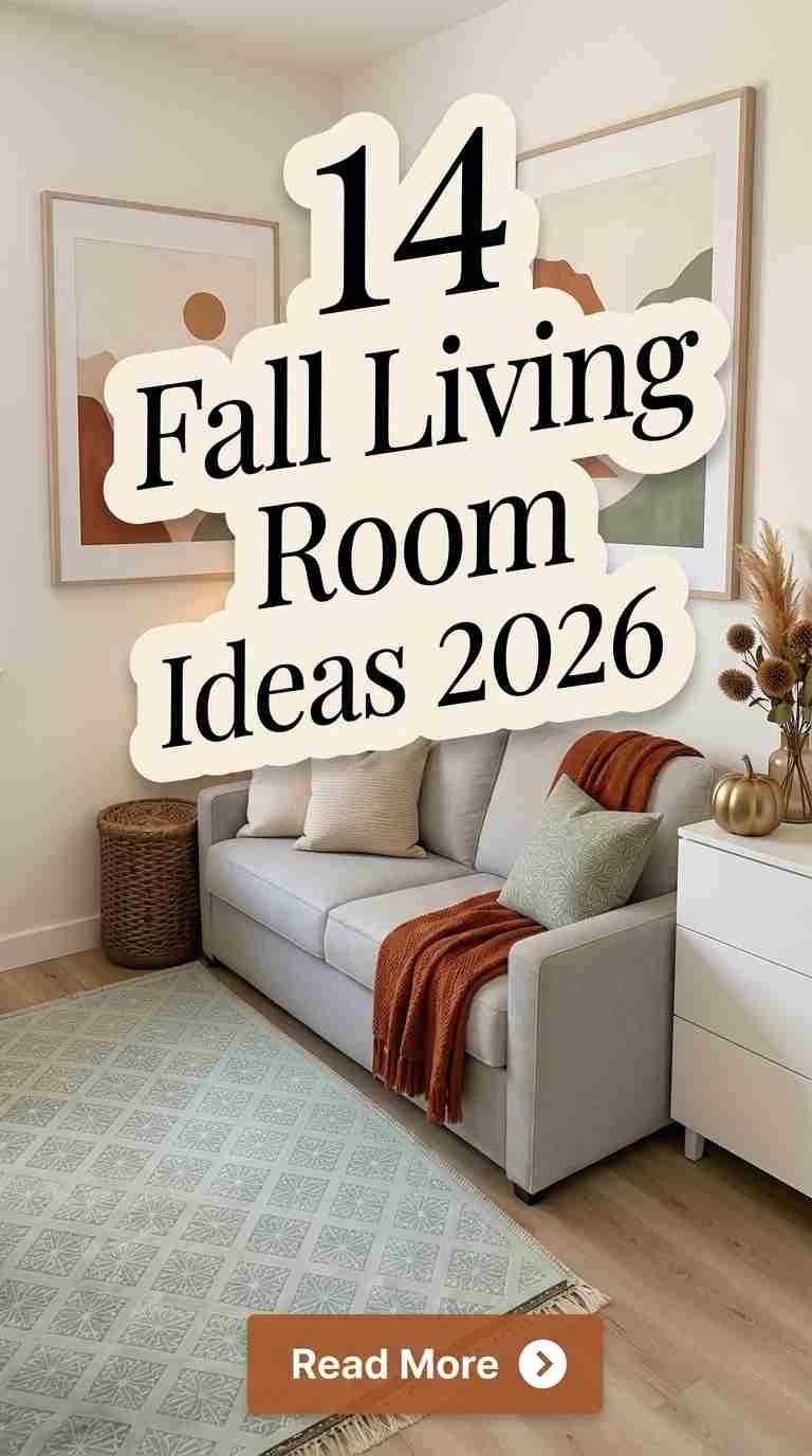 14 Fall Living Room Ideas 2026 for a Warm and Inviting Home