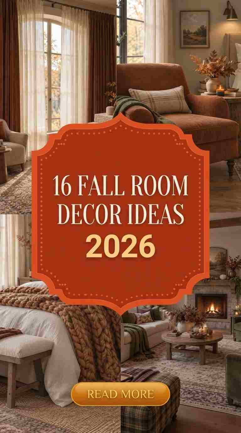 16 Fall Room Decor Ideas 2026 to Create the Perfect Cozy Bedroom