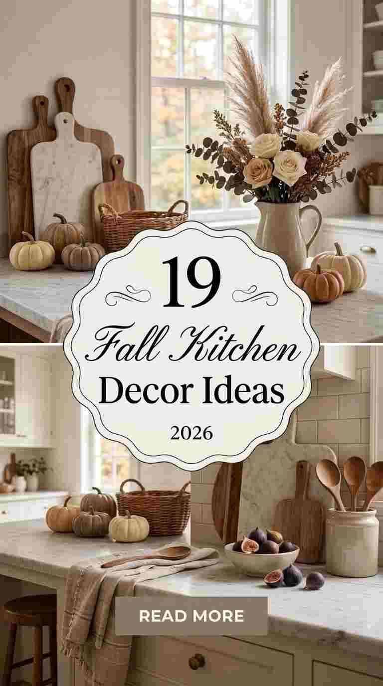 19 Fall Kitchen Decor Ideas 2026 for a Warm and Cozy Home