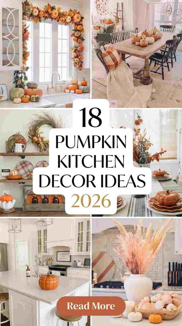 18 Pumpkin Kitchen Decor Ideas 2026 for a Cozy Fall Home