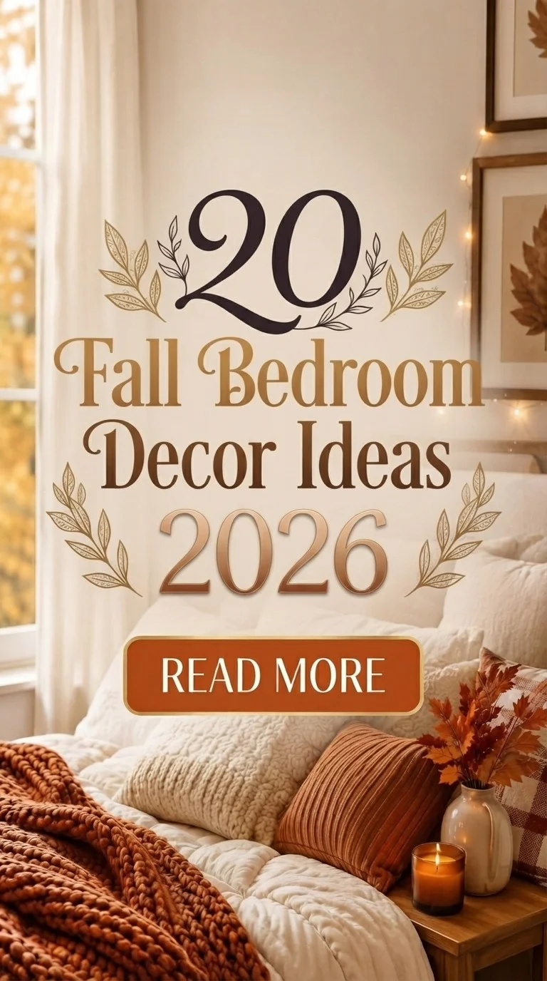 20 Fall Bedroom Decor Ideas 2026 for a Warm and Stylish Space