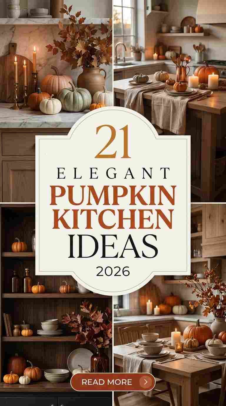 21 Elegant Pumpkin Kitchen Ideas 2026 for a Beautiful Autumn Home