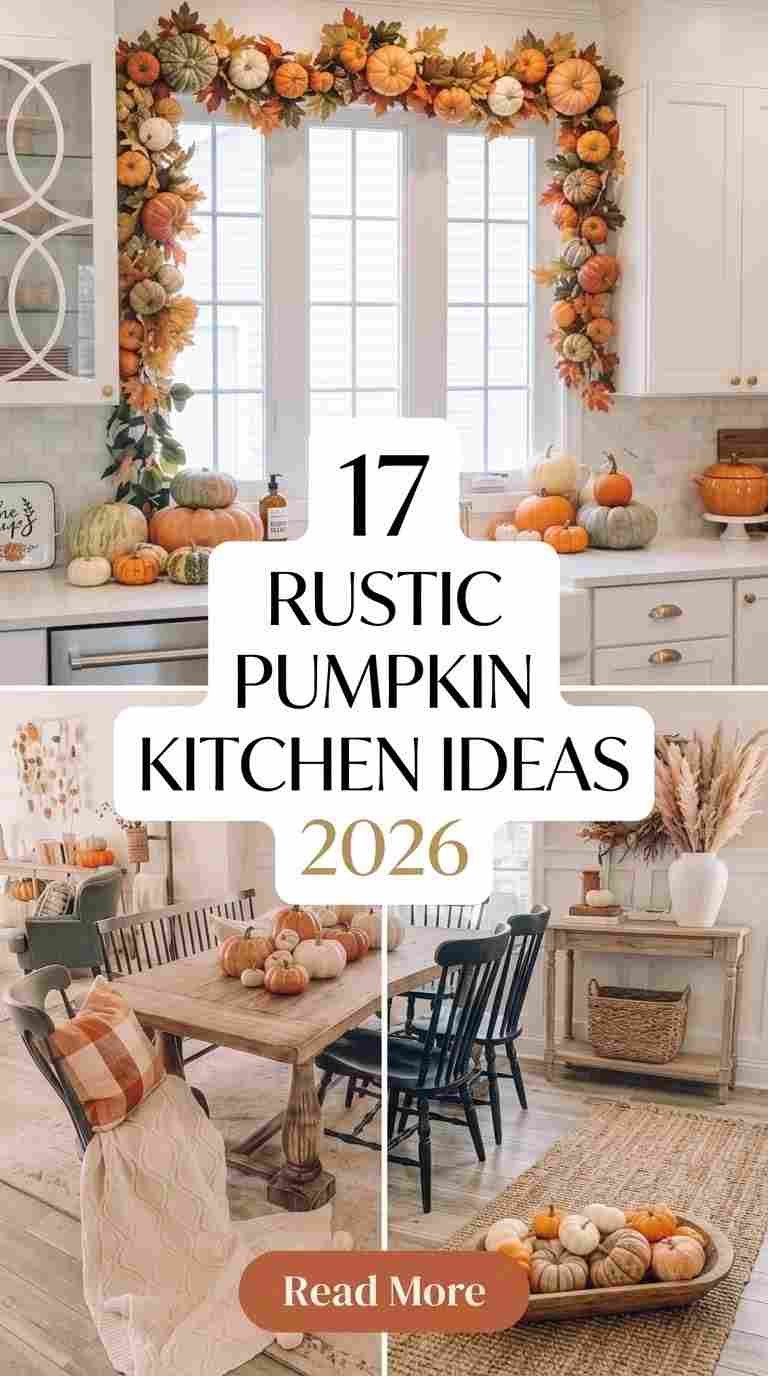 17 Rustic Pumpkin Kitchen Ideas 2026 for a Warm Country Feel