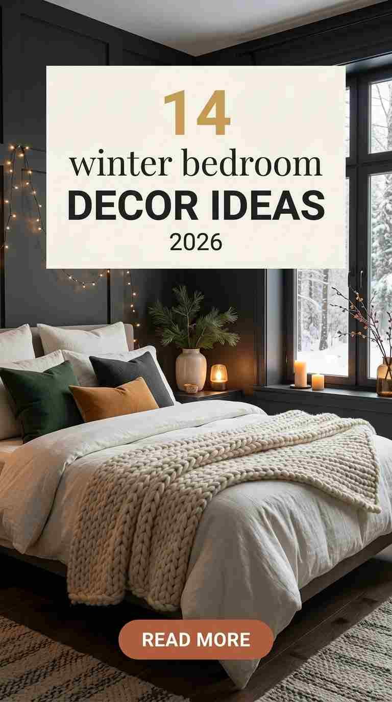 14 Winter Bedroom Decor Ideas 2026 for a Warm & Inviting Atmosphere