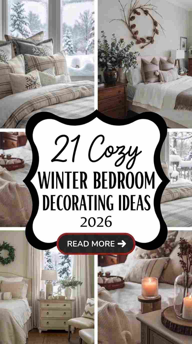 21 Cozy Winter Bedroom Decorating Ideas 2026 That Feel Extra Warm