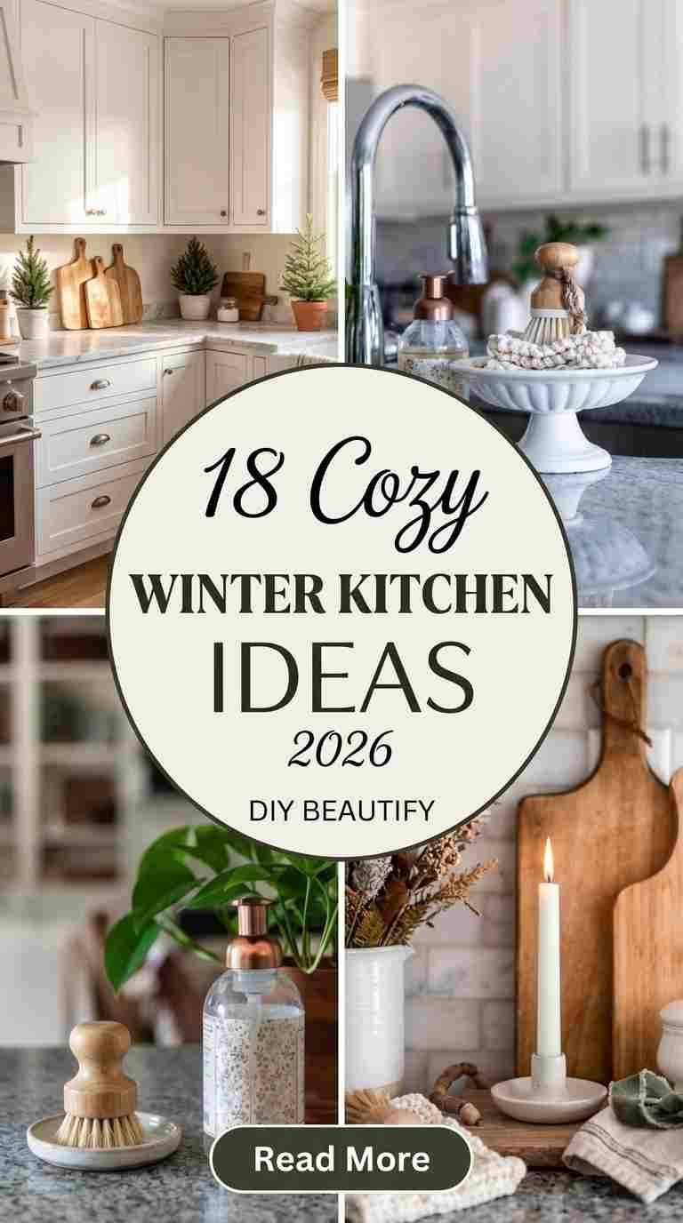 18 Cozy Winter Kitchen Ideas 2026 for a Warm & Welcoming Home