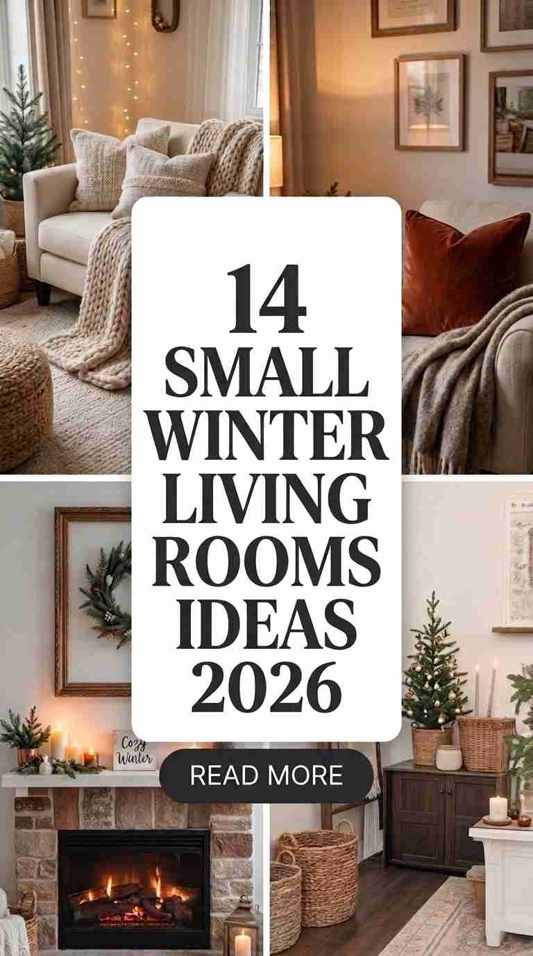 14 Small Winter Living Room Ideas 2026 That Make Your Space Feel Cozy